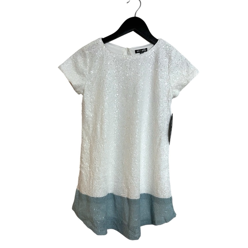 NWT Ava & Yelly Sequin Colorblock Girls Kids Party Dress Size 12 Dress Up
